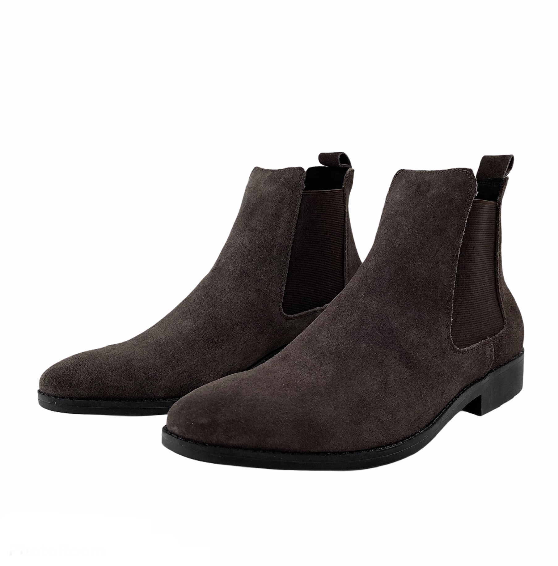 Giày Chelsea Boot Cổ Cao Da Bò Thật TEFOSS HT350 Nâu