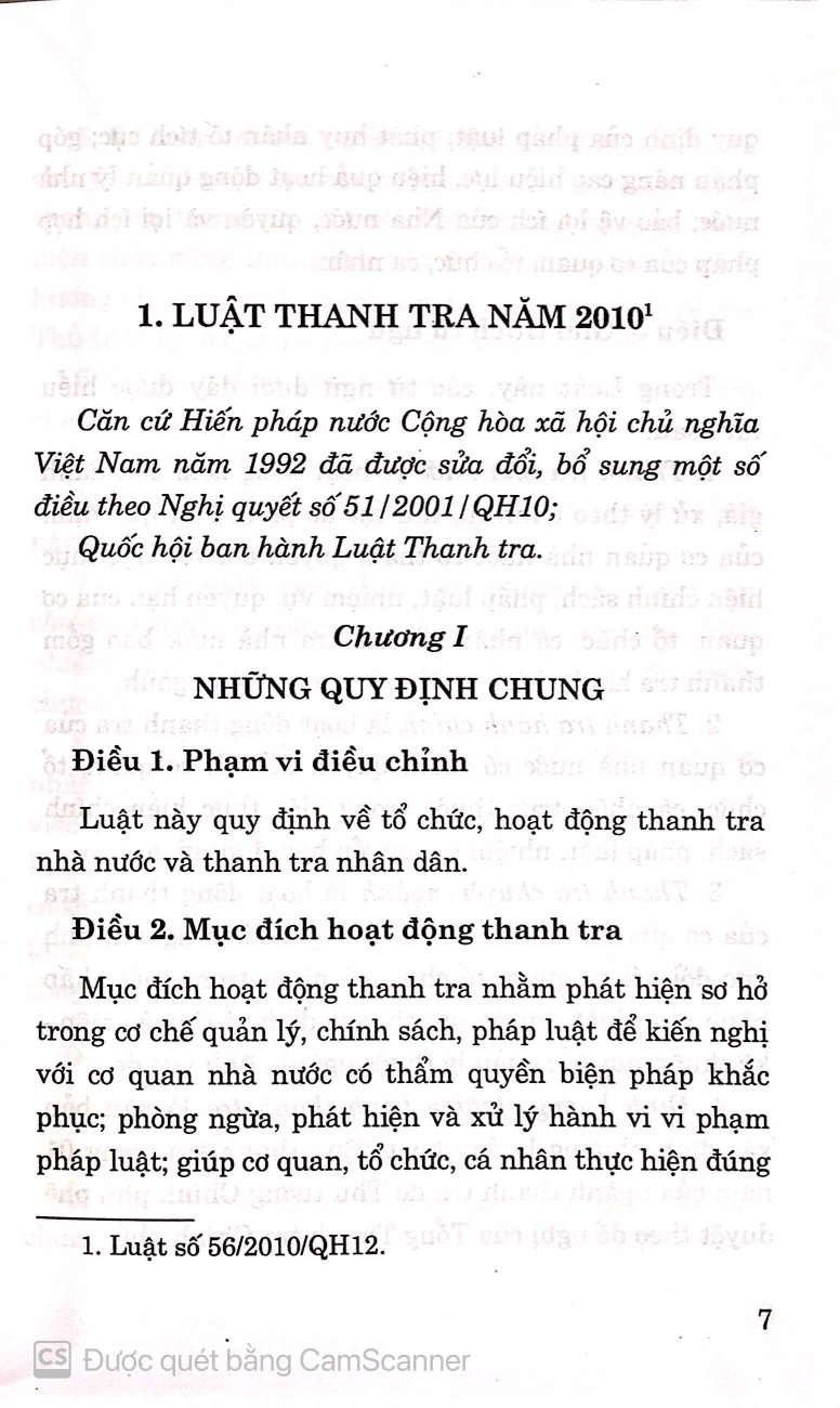 Luật thanh tra và nghị định số 159/2016/NĐ-CP ngày 29-11-2016 của chính phủ hướng dẫn thi hành