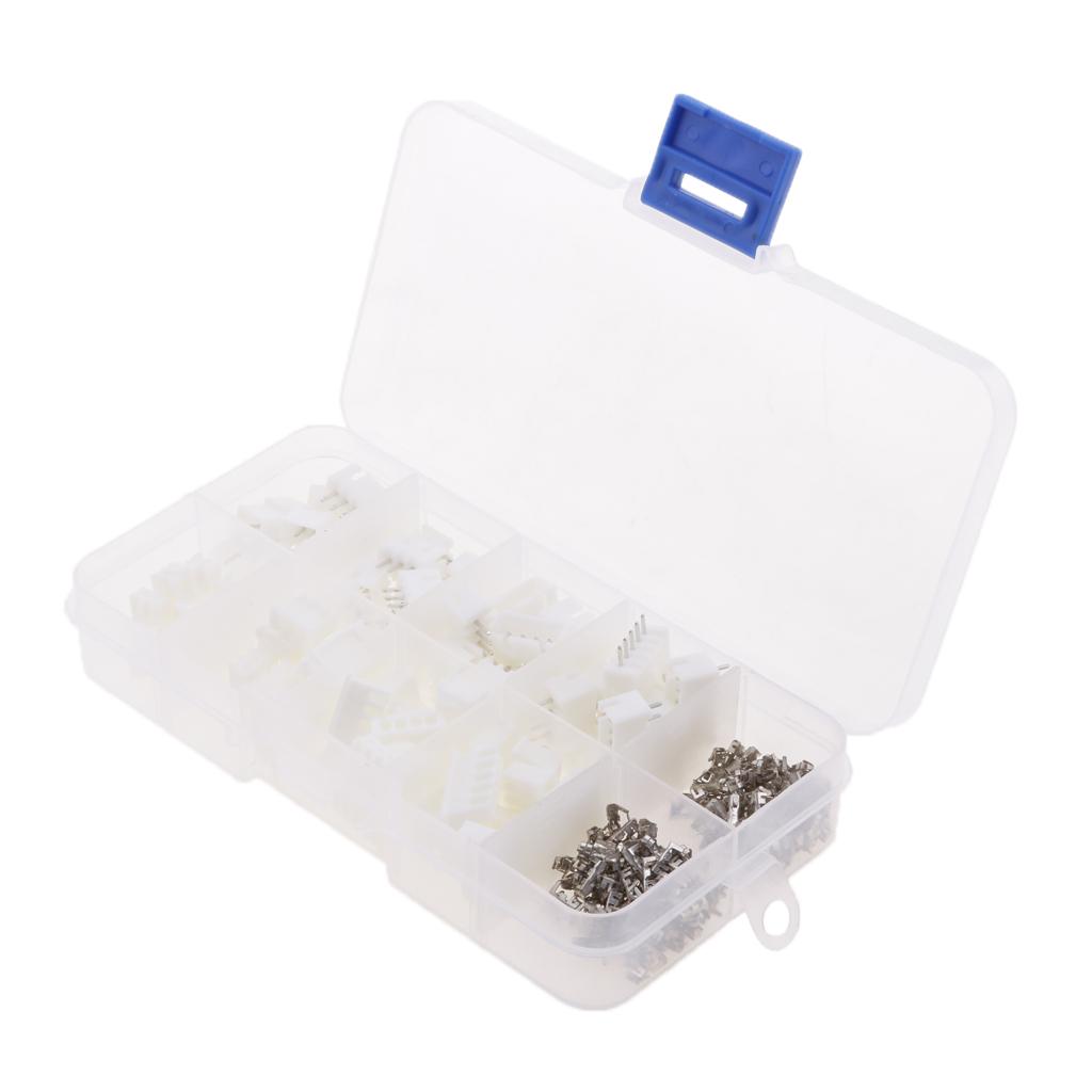 150 PCS 40 Set 2Pin-5Pin Header Draht Pitch Terminal  Kits