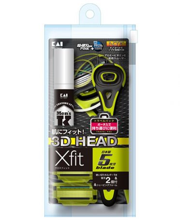 Set dao cạo râu 5 lưỡi kép KAI nội địa Nhật Bản