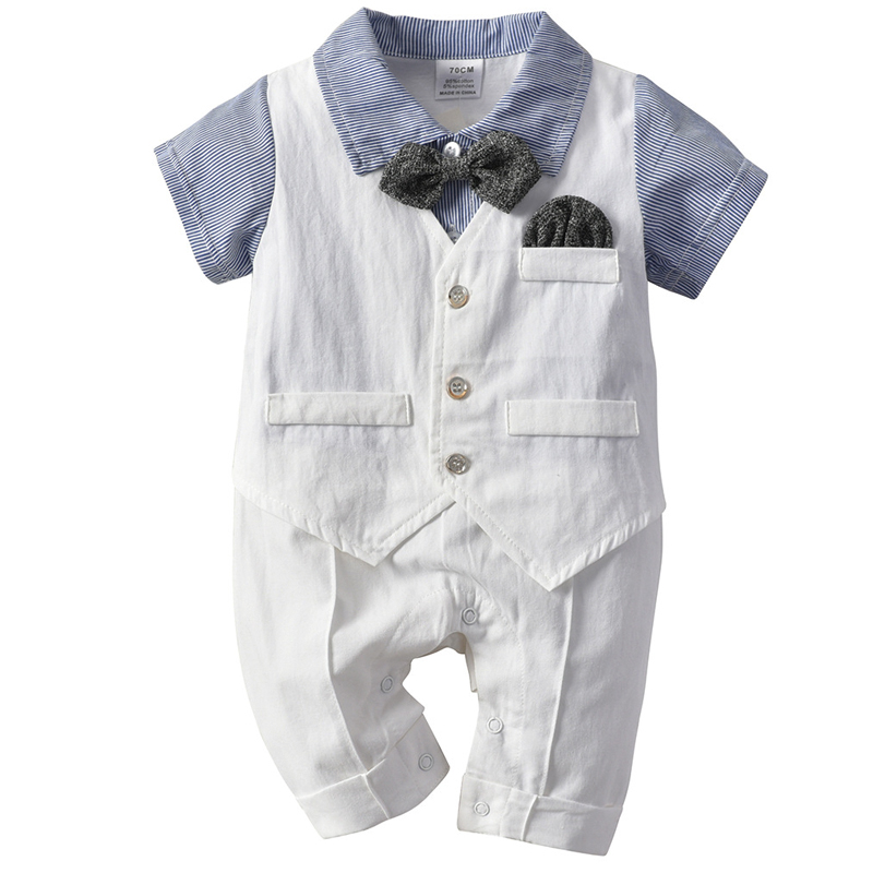 Bộ áo liền quần cotton cho bé siêu cute phong cách châu âu-80131