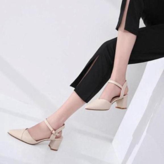 Guốc Nữ 5p Chất Da Dáng Hàn Quốc hàng Loại 1 size 35 - 39