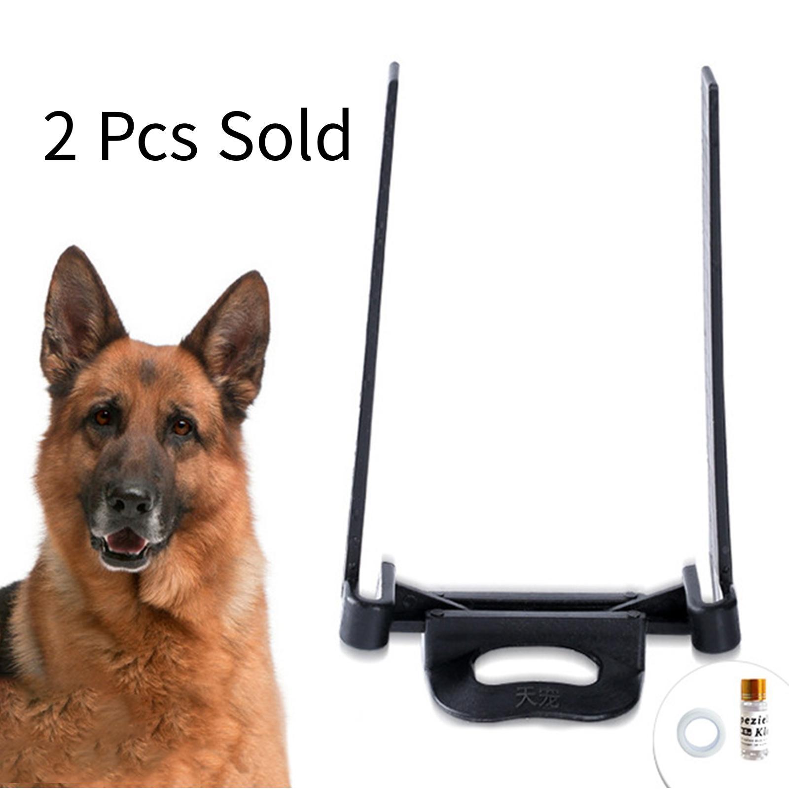 2xDog Puppy Ear Vertical Tool Fixed Support for German Shepherd