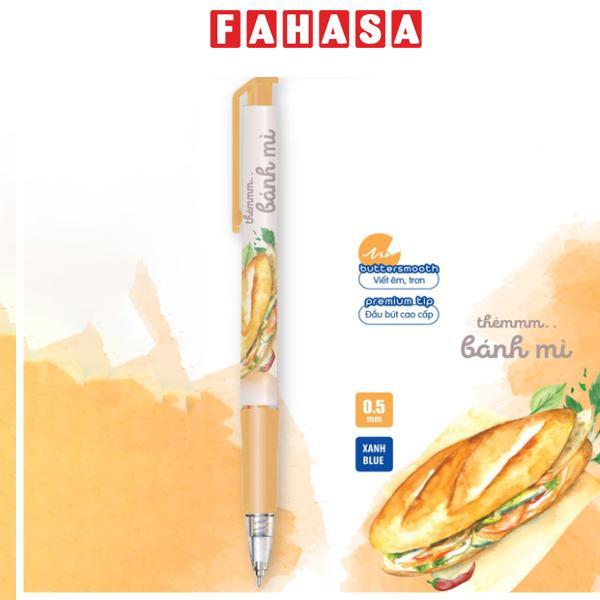 Bút Gel Buttersmooth B 0.5 mm - Thiên Long GELB-033 - Mực Xanh - Bánh Mì