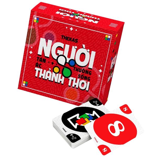 Trò Chơi Trí Tuệ Uno Người Tàn Ác Thường Sống Thảnh Thơi - 165 Lá - The Kas