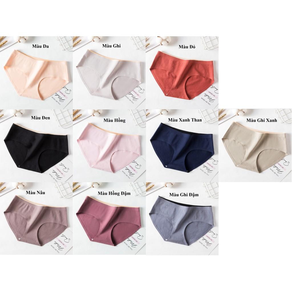 Quần lót cotton không đường may, quần lót nữ không viền kháng khuẩn xuất Nhật Q/C057