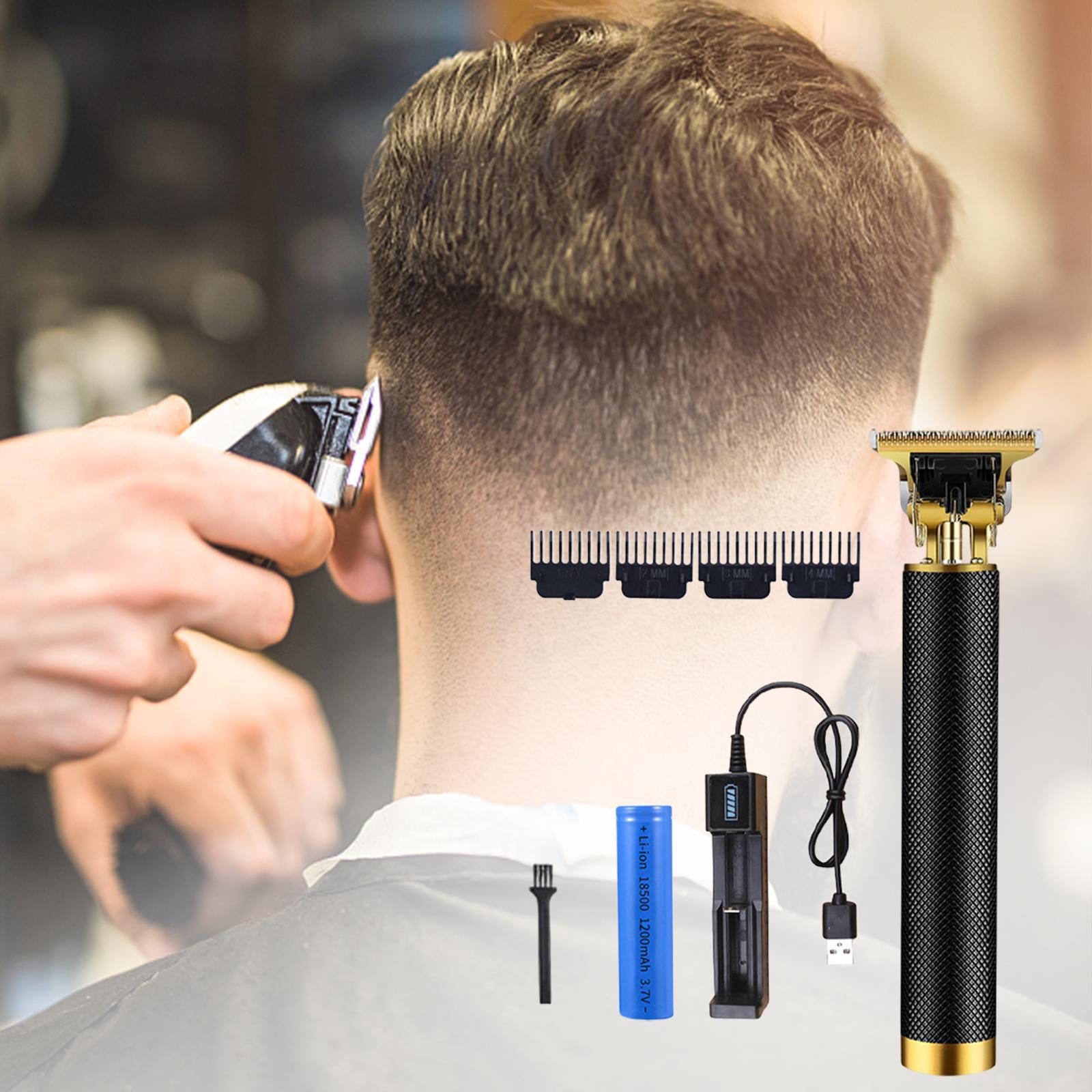 Retro Men Hair Clippers Trimmers Kit, Rechargeable ,Professional Barber Razor ,Low Noise Strong Power Shaver for Hair Styling, Barber Children