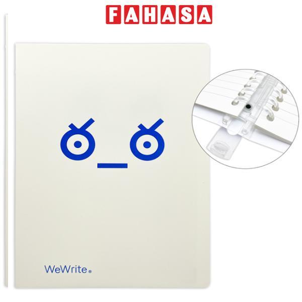 Sổ Còng ReadMe B5 - Kẻ Ngang - 80 Trang 80gsm - Ruột Có Thể Thay Thế - WeWrite 43238 - Màu Xanh Dương