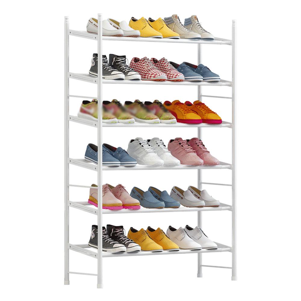 Giá để giày bằng kim loại 6 tầng