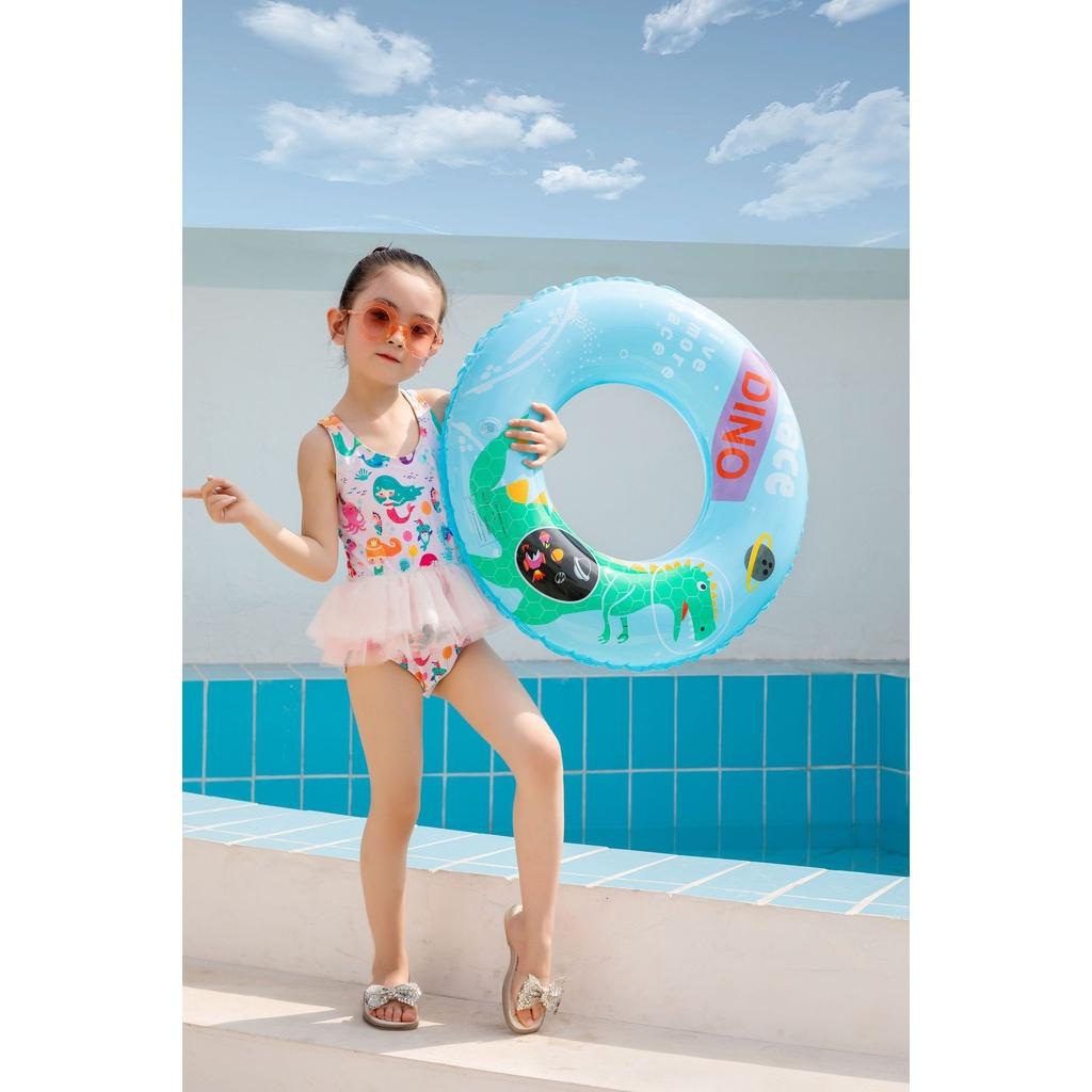 Khủng long dễ thương Bé bơm hơi Vòng bơi Vòng tròn Hồ bơi Nổi Phim hoạt hình Vòng bơi Bể bơi Tiệc nước Đồ chơi