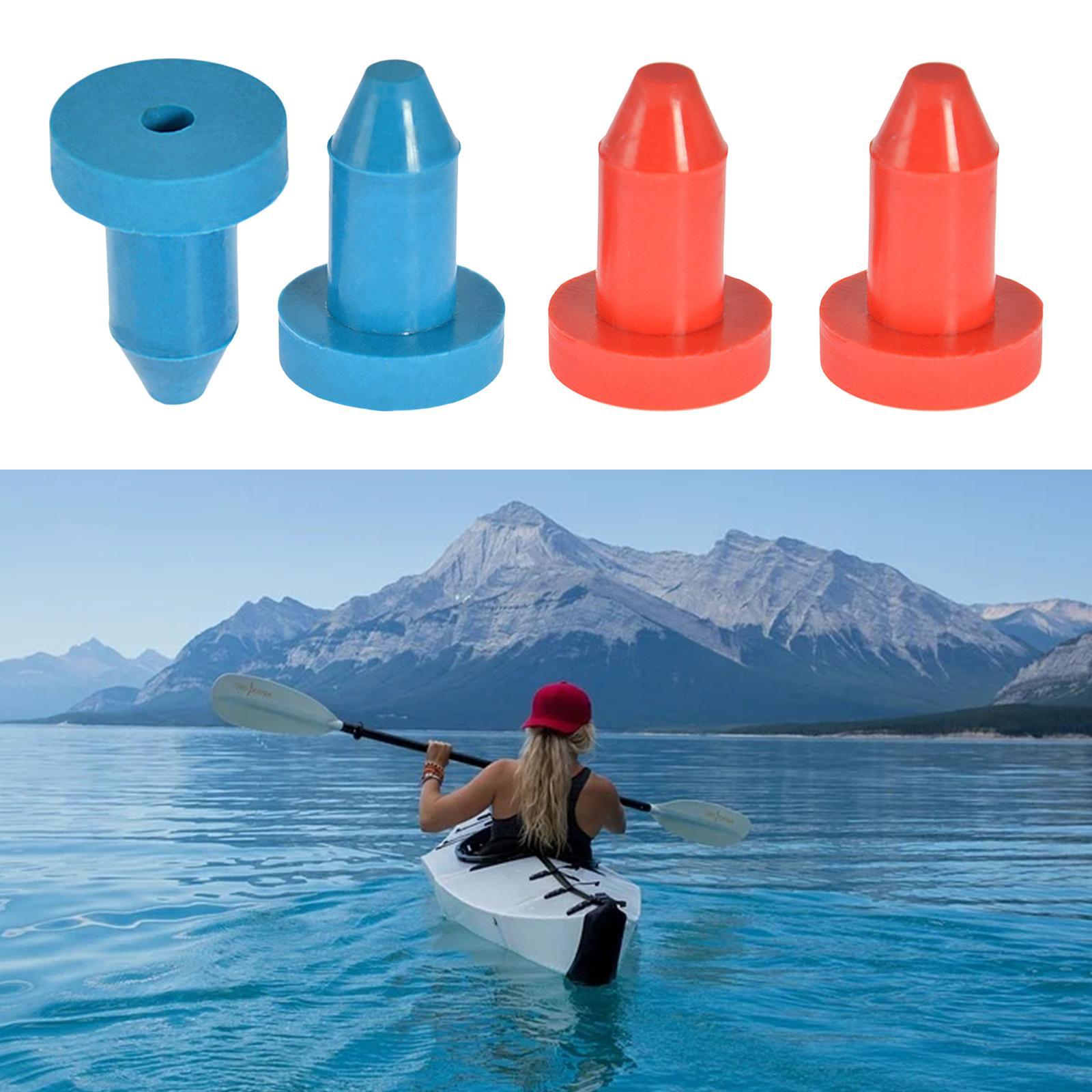 4 Piece Kayak Drain Scupper Stoppers for Pedal Boats Replaces