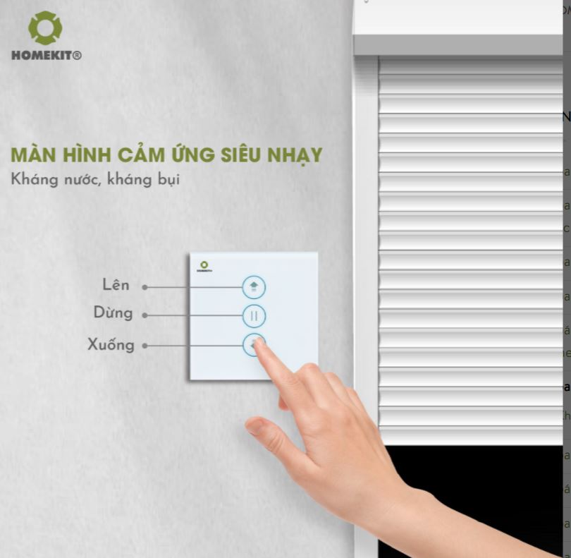 Công tắc cửa cuốn thông minh điều khiển từ xa SS-580