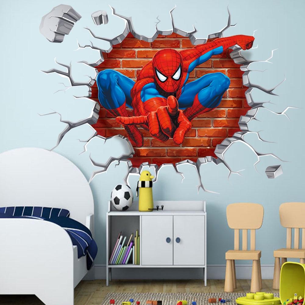 Decan siêu anh hùng Người nhện - decal spider man mẫu số 5 AmyShop (40 x 45 cm)