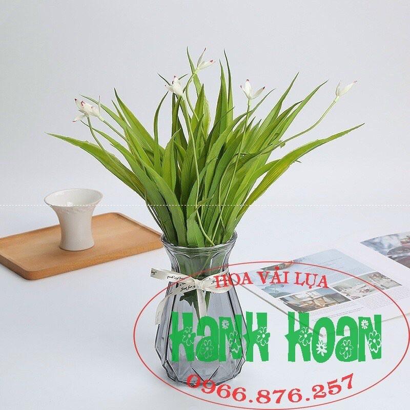 Cụm lá dứa hoa , lan leo nhựa- Hoa giả trang trí