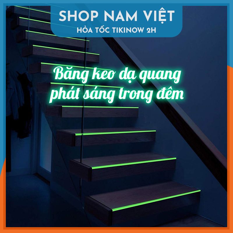 Hình ảnh Băng Keo Dạ Quang (Phát sáng trong đêm) Trang Trí Nhà Cửa, Dán Nội Thất