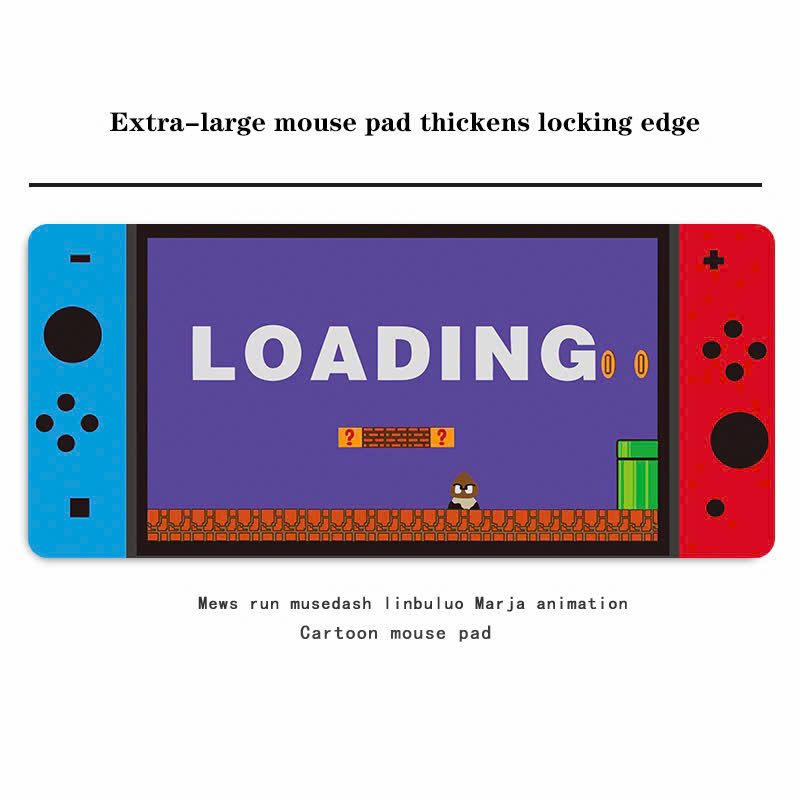 Miếng Lót Chuột Nitendo Mèo Hacke Bí Ẩn Size Lớn - MousePad Trải Bàn Art house_ Hàng chính hãng