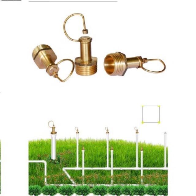 BÉC PHUN SƯƠNG LỖ DÙNG LẮP HỆ THỐNG TƯỚI CÂY TỰ ĐỘNG CHẤT LIỆU ĐỒNG THAU 5 cái