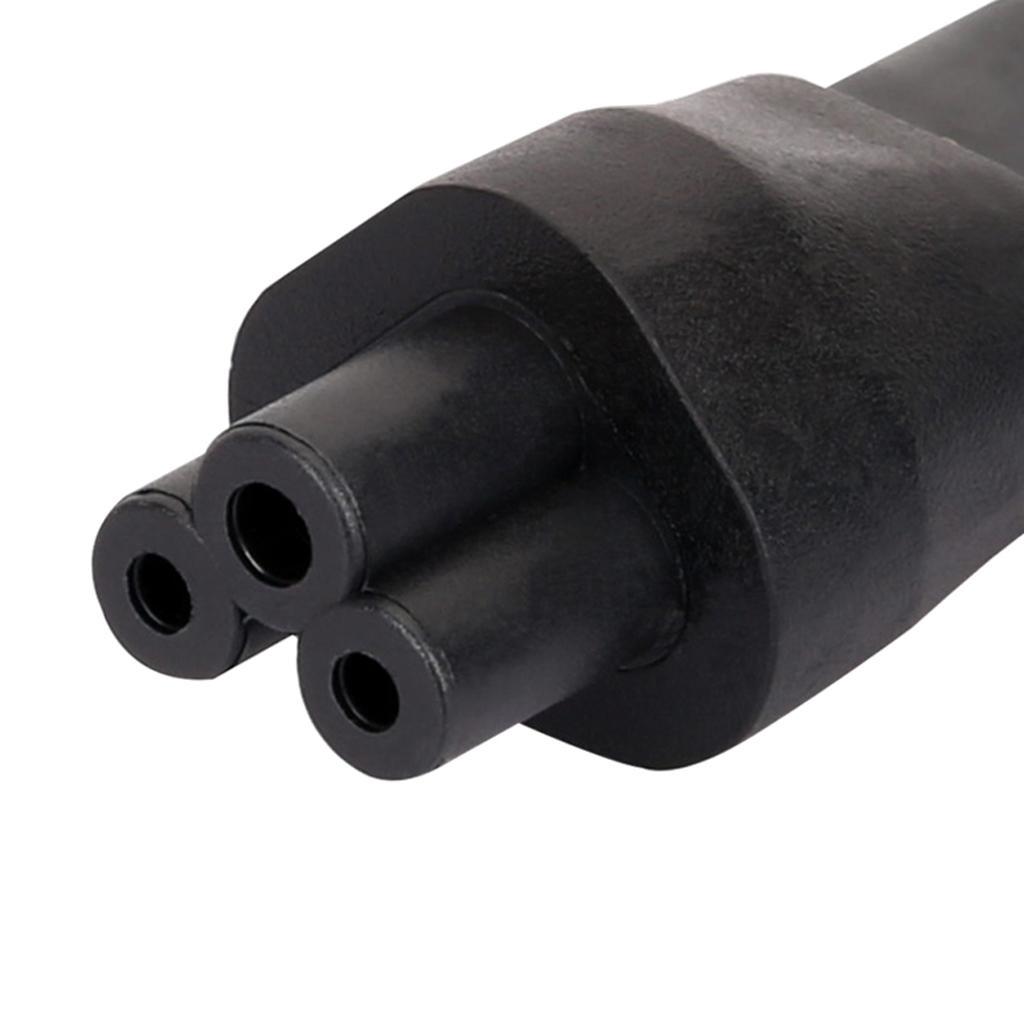 3 Pin IEC Socket C8 To Cloverleaf Plug C5 Power Adapter