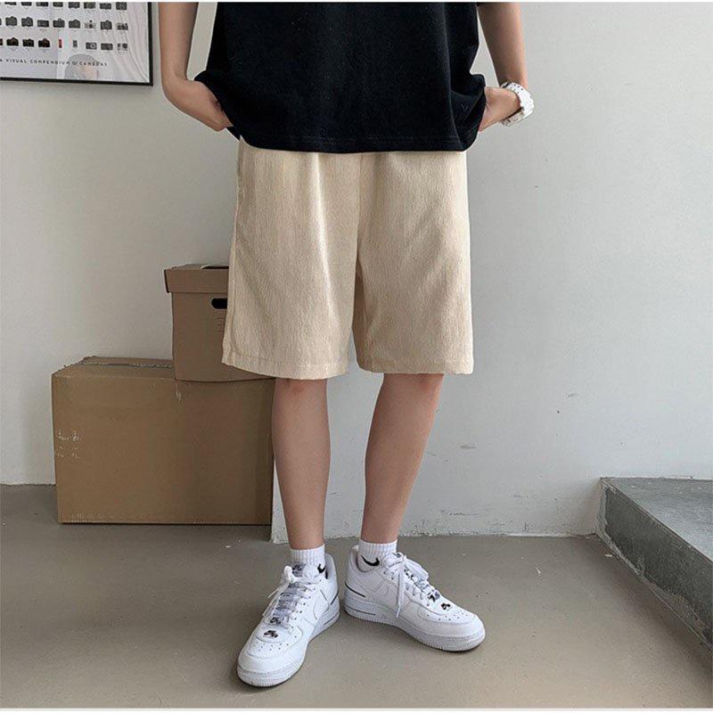 Quần Short Đùi Nhung Tăm Unisex