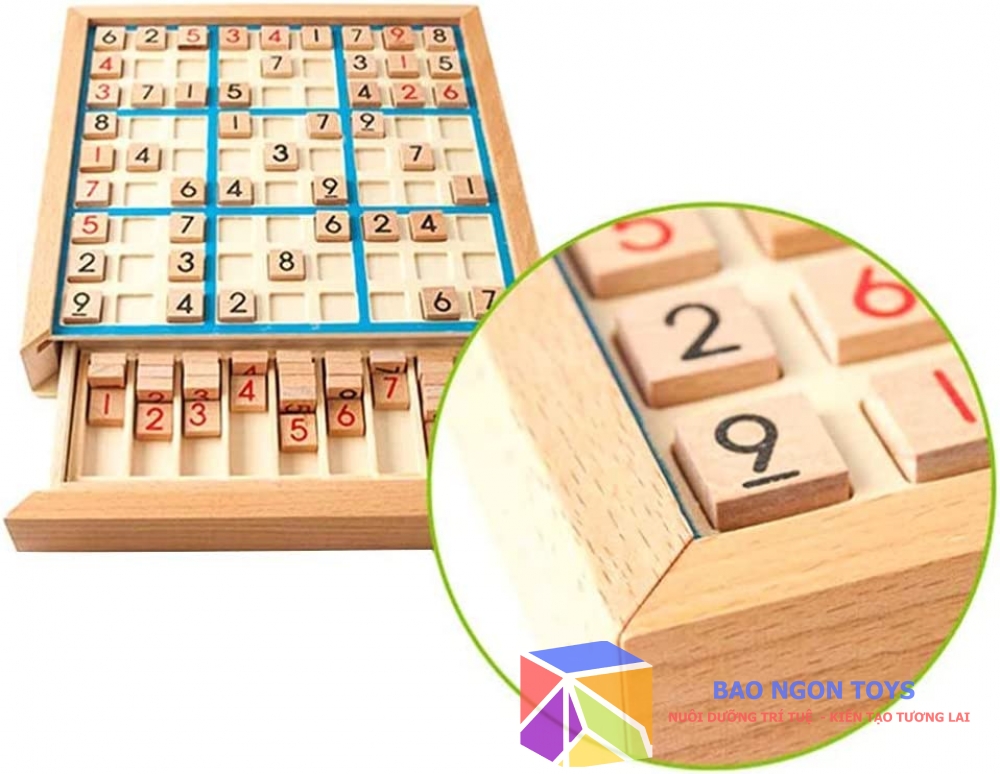 ĐỒ CHƠI BOARD GAME CỜ SUDOKU, TRÒ CHƠI TRÍ TUỆ THÔNG MINH CHO BÉ, PHÁT TRIỂN TRÍ TUỆ, TƯ DUY LOGIC DG192