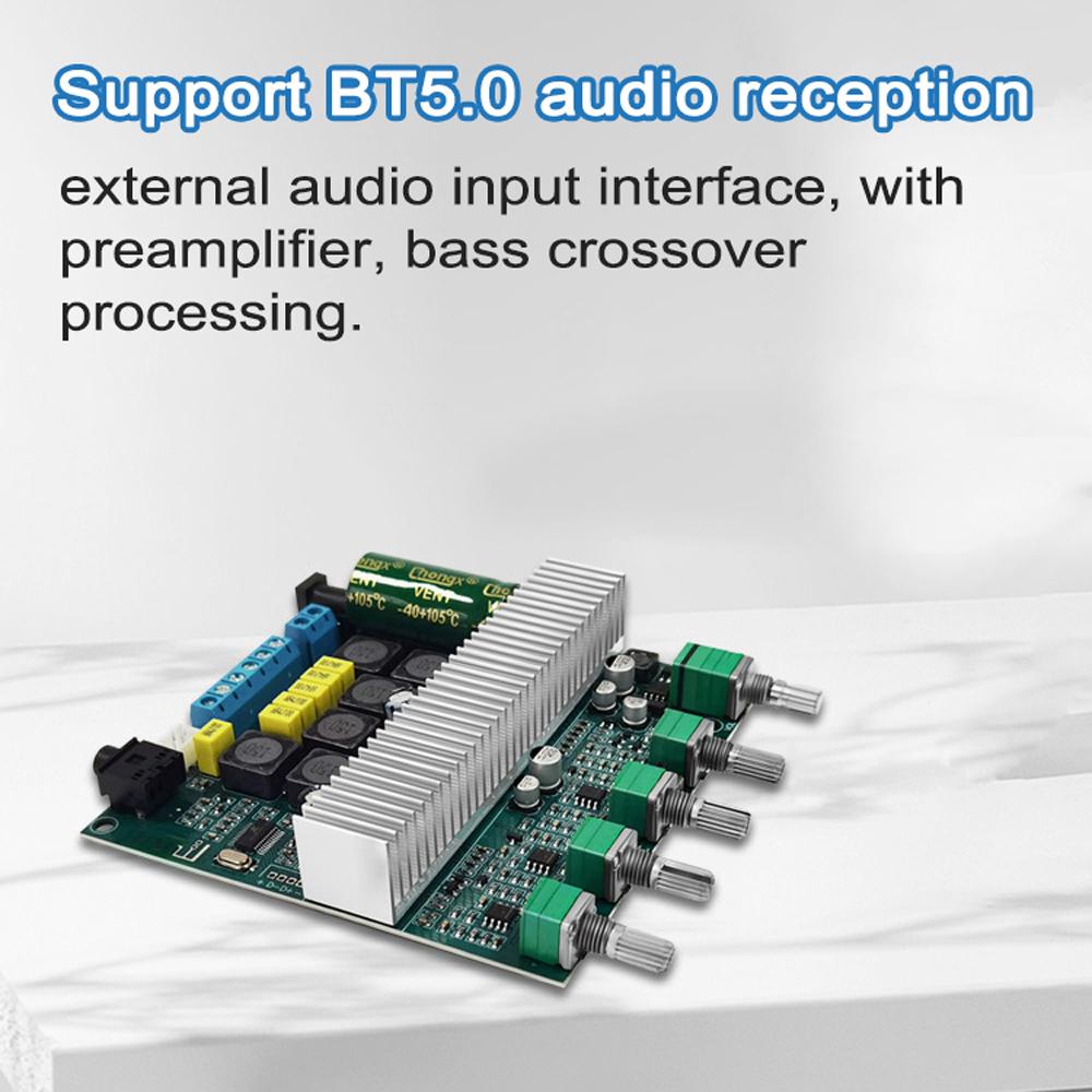 TPA3116 BT5.0 Audio Power Amplifier Board Powerful Sound Amplifier Speaker Amp Board 50W+50W Amplificador Board