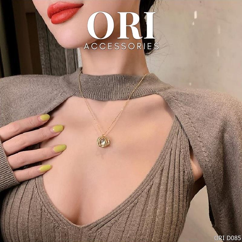 Dây chuyền nữ mặt đá Elijah độc đáo thời trang ORI ACCESSORIES D085