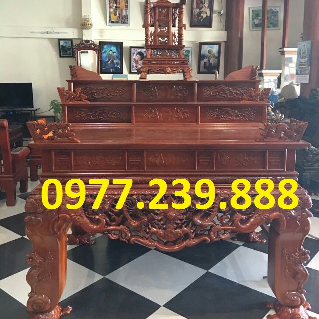 Sập thờ gỗ mít chân 16cm