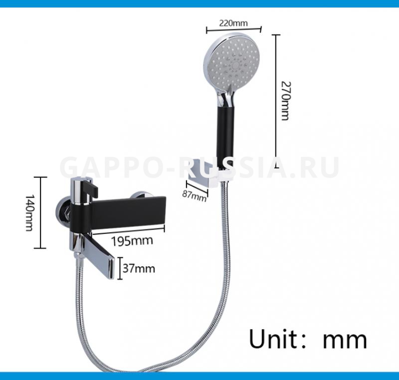 Sen tắm nóng lạnh Gappo G3281 chính hãng Nga