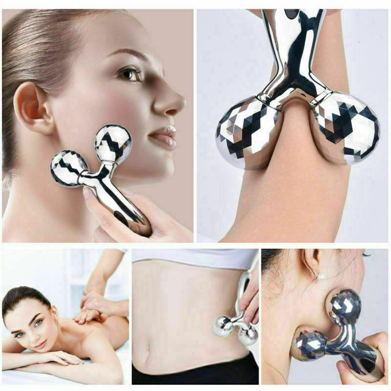 Cây Lăn Mặt 3D Massage Mặt, Thanh Lăn Massage Mặt Giúp Nâng Cơ Thon Gọn Mặt B0141