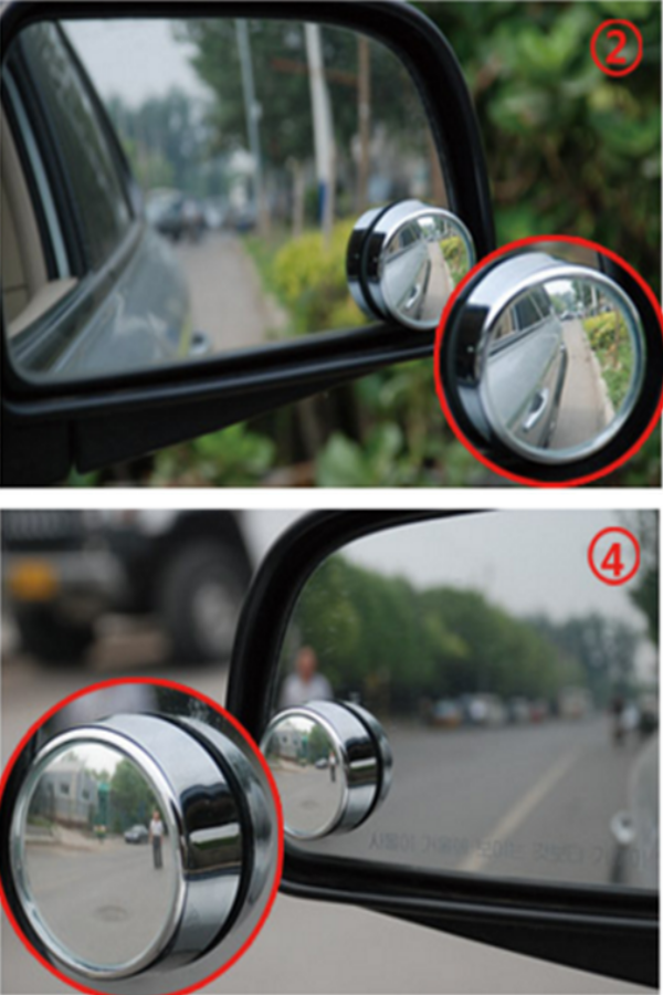 Bộ 2 gương phụ ô tô điều chỉnh 360 độ - 206017m