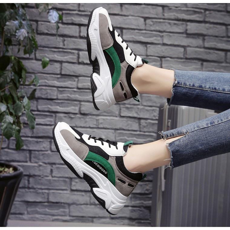 Giày sneaker nữ (xám xanh) 000029