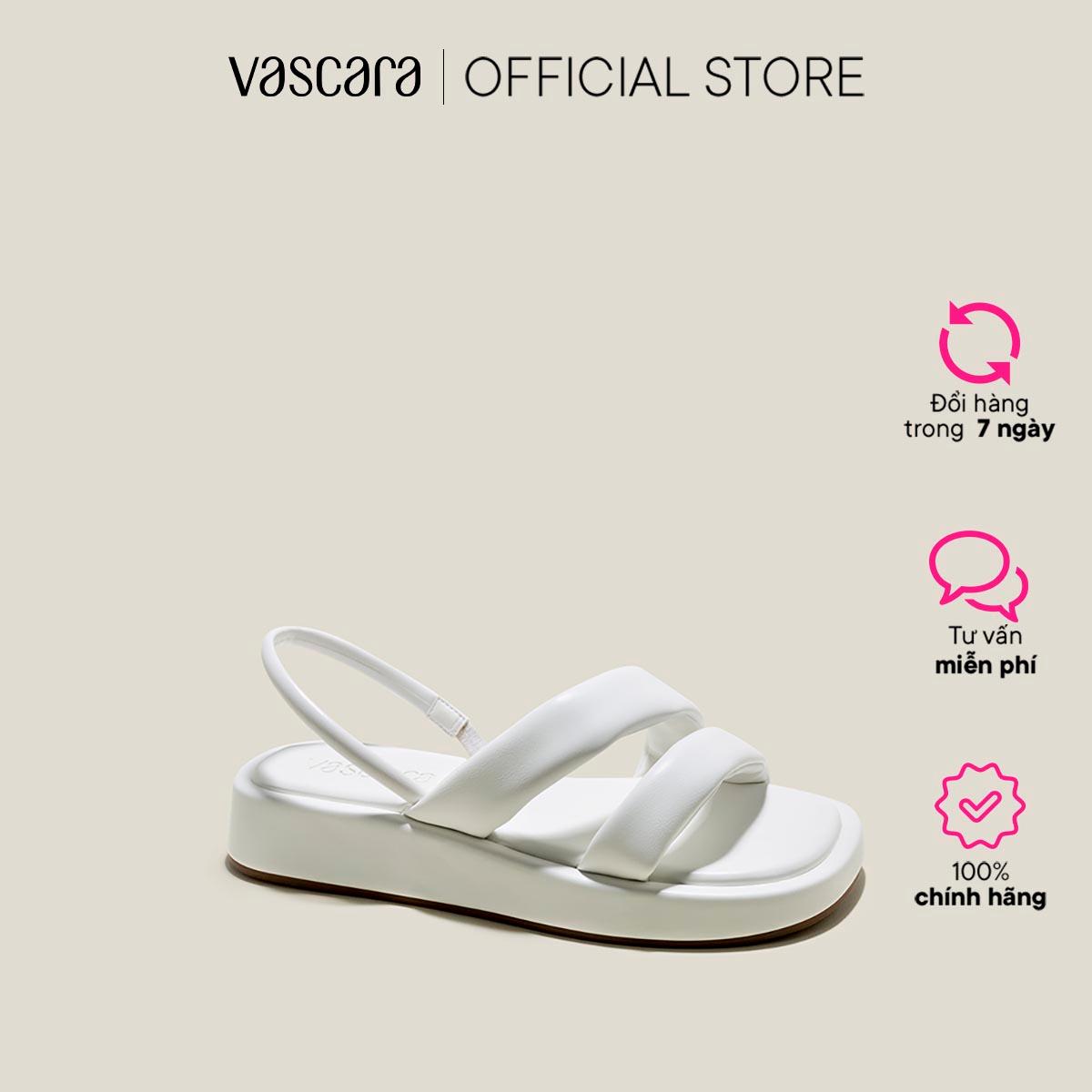 Vascara Giày Sandal Đế Chunky Nhấn Quai Phồng - SDK 0337