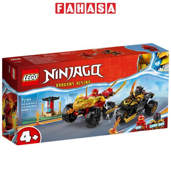 Đồ Chơi Lắp Ráp Chiến Xe Của Kai Đối Đầu Ras - Kai and Ras's Car and Bike Battle - Lego Ninjago 71789