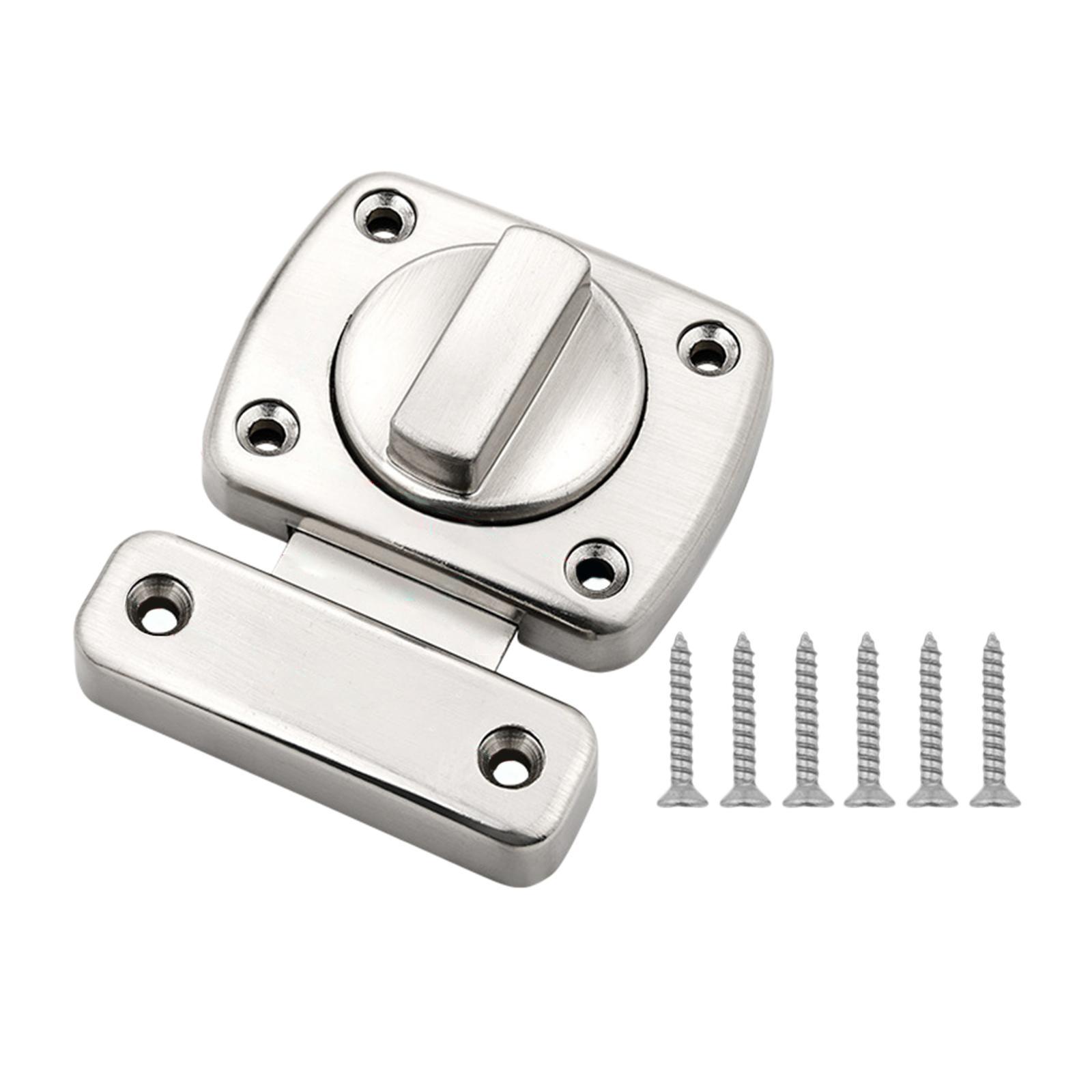 Rotate Bolt Latch Gate latches Safety Door Lock Pet Door Bathroom Door Lock latches for Window Metal Gates Garden Garage Door