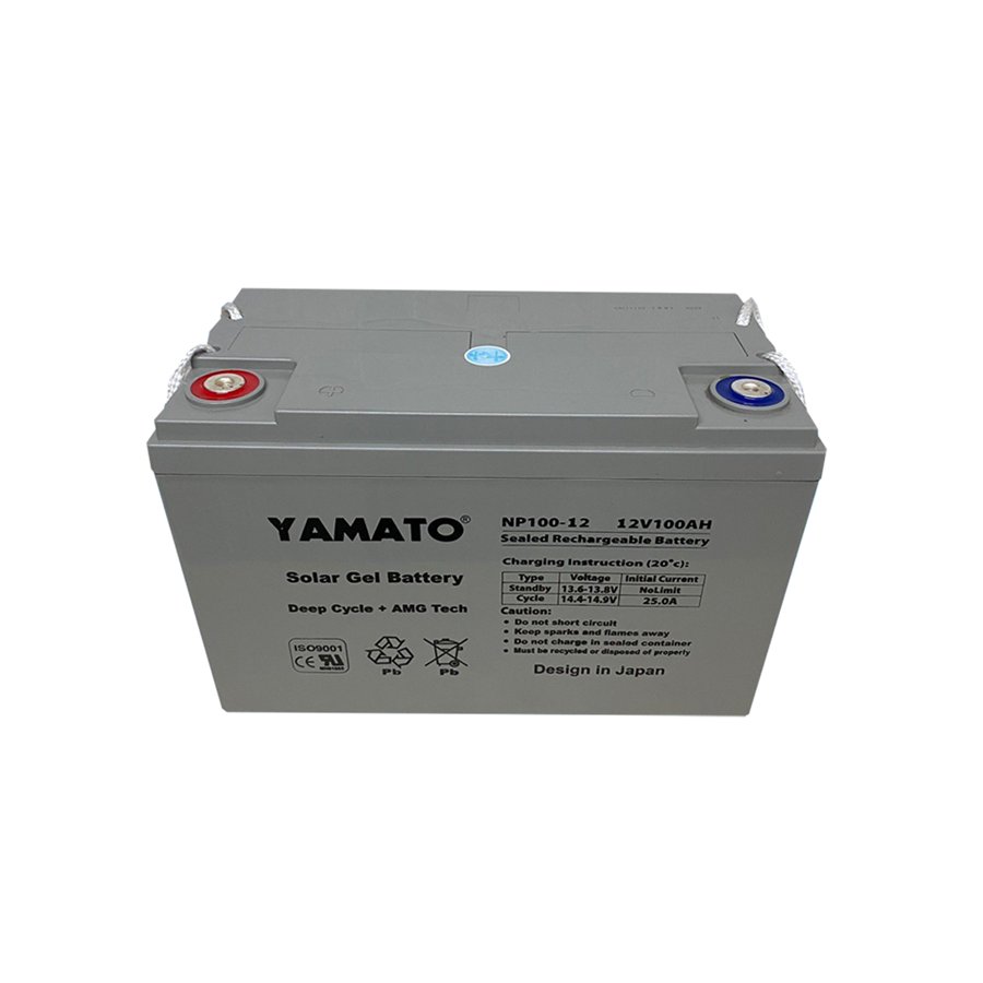 Ắc Quy Xe Máy Điện YAMATO N100-12 12V-100Ah, acquy dùng cho Xe Điện Golf, Năng Lượng Mặt Trời, Inverter
