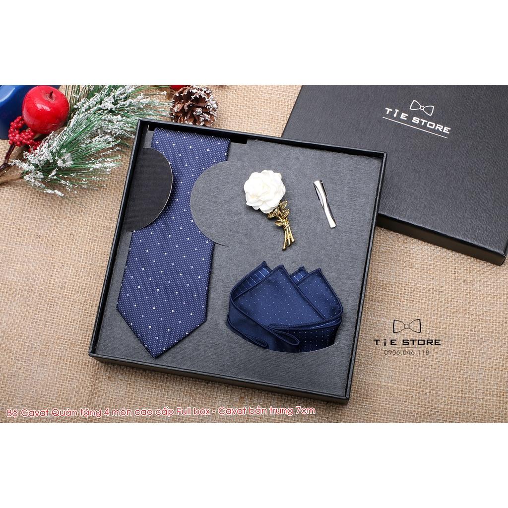 BỘ SET 4 PHỤ KIỆN CÀ VẠT - BỘ QUÀ TẶNG