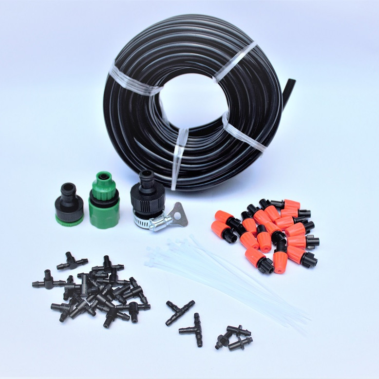 Kit 16 Đầu phun sương 10lit đầy đủ dây, phụ kiện DIY