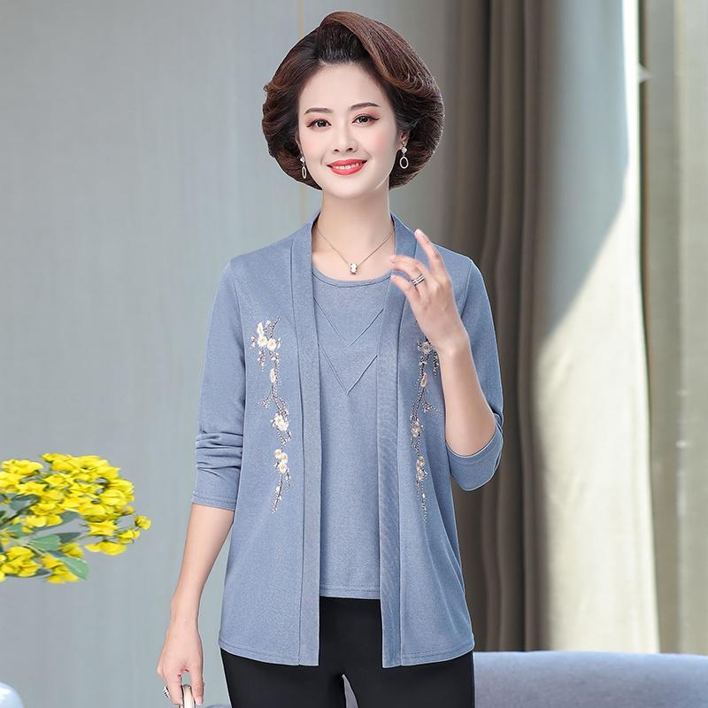 Áo Len Khoác Hai Mảnh Trung Niên Phong Cách AL81 - Hàng Quảng Châu Cao Cấp