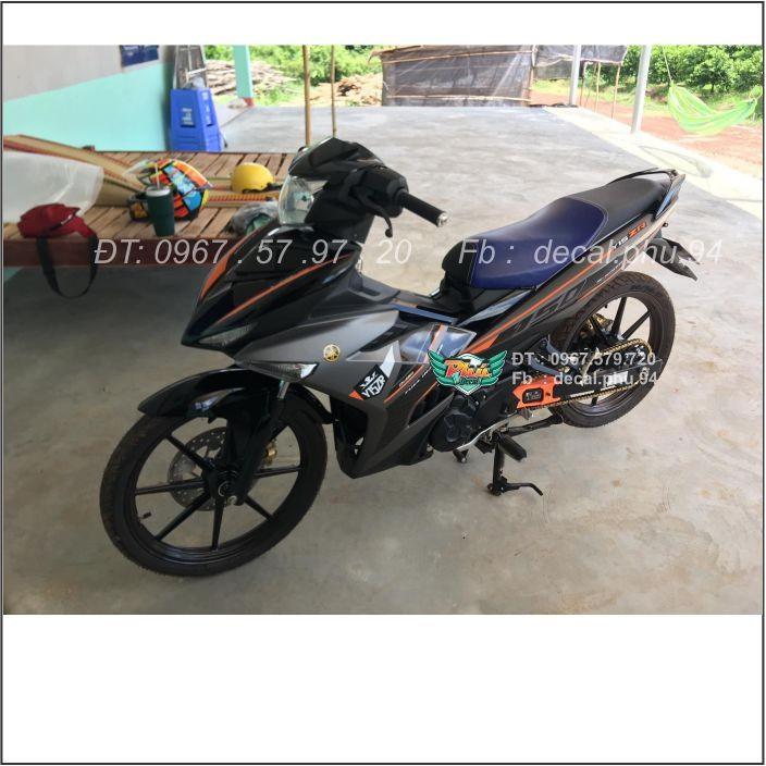 Tem rời Exciter 150 Y15ZR Xám Đen đẹp