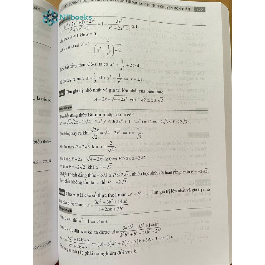 Sách Bồi Dưỡng Học Sinh Giỏi THCS Và Ôn Thi Vào Lớp 10 THPT Chuyên Môn Toán