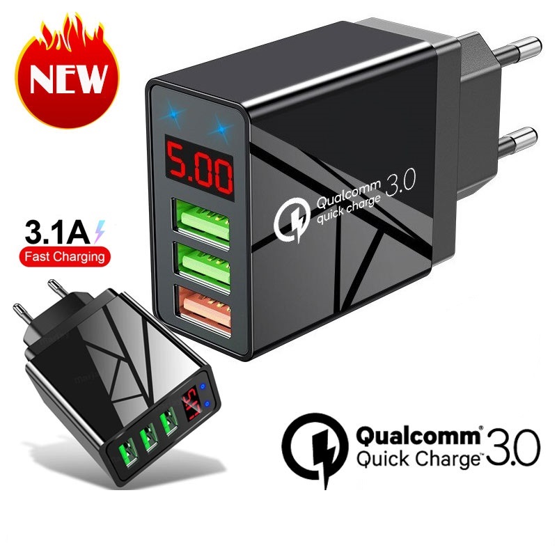 Củ Sạc Nhanh Qualcomm Quick Charge 4 cổng USB 3.0