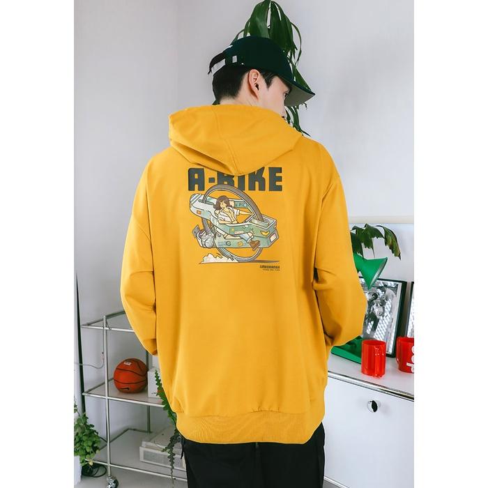 ÁO HOODIE UNISEX ĐẶNG TUẤN - LIME ORANGE - LU22117102