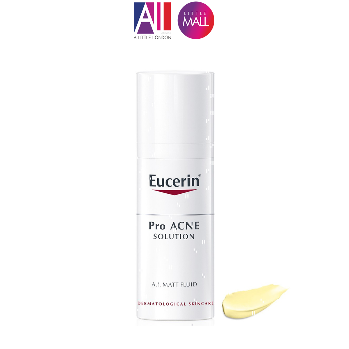 Kem dưỡng ẩm, kiểm soát nhờn, ngừa mụn Eucerin Pro Acne A.I Matt Fluid 50ml (Nhập khẩu)