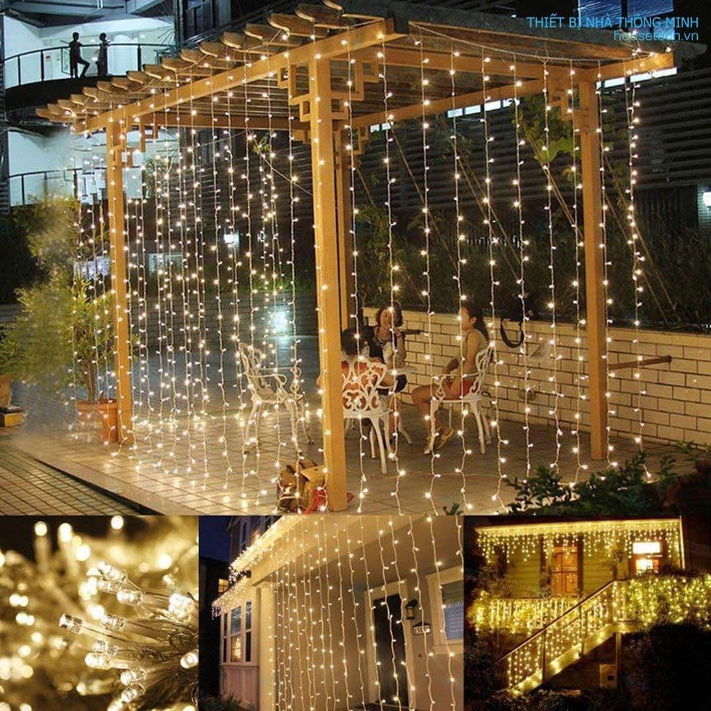 Dây đèn led 5m ánh sáng vàng trang trí giáng sinh năm mới
