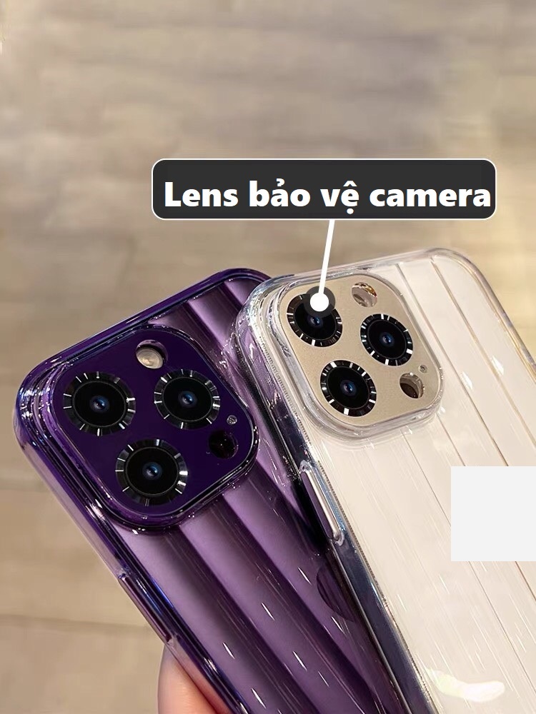 Ốp lưng cho iPhone 14 ProMax/14Pro/13ProMax/12ProMax FILADA gợn sóng chống sốc bảo vệ camera