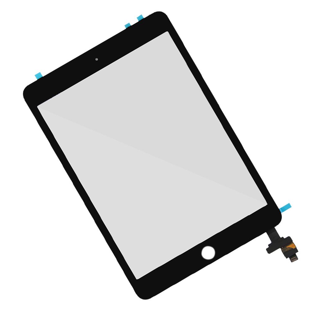 Glass Touch Screen Digitizer Suitable For 3 + Clip Of Ic Black Cable