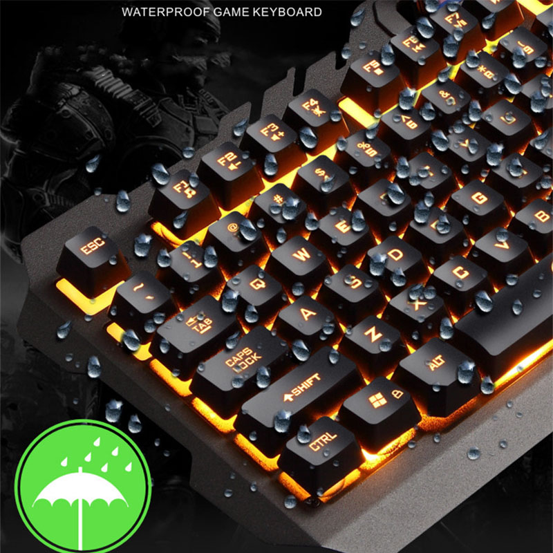 Bộ bạn phím giả cơ và chuột gaming có dây T21 Led