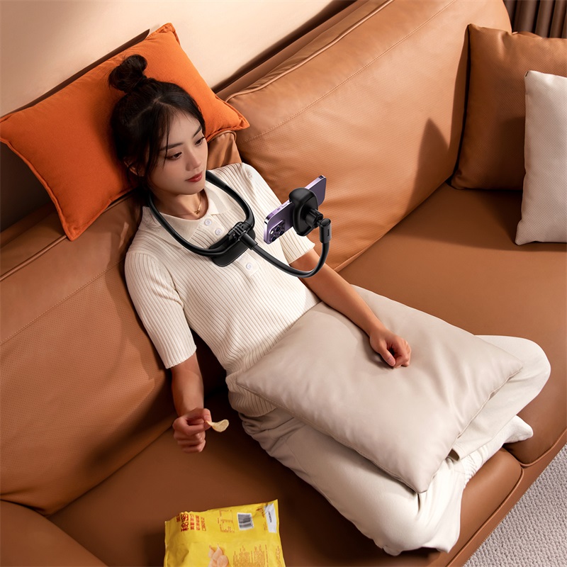 Giá Giữ Điện Thoại Baseus ComfortJoy Series Neck Phone Holder Black
