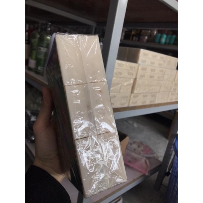 Lốc 12 bánh xà phòng cám gạo ThaiLand Jam Rice Milk Soap, xà phòng tắm giúp trắng da giảm mụn lưng