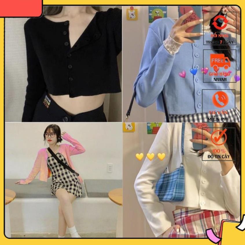 Áo Croptop Tay Dài MADELA phong cách Ulzzang có Tay Ngắn dáng ôm body, Croptop Nữ Tay D